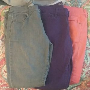 Old navy skinny jeans - purple only left!
